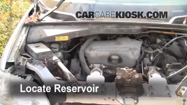 1998 Pontiac Trans Sport Montana 3.4L V6 (4 Door) Liquide essuie-glace Ajouter du liquide